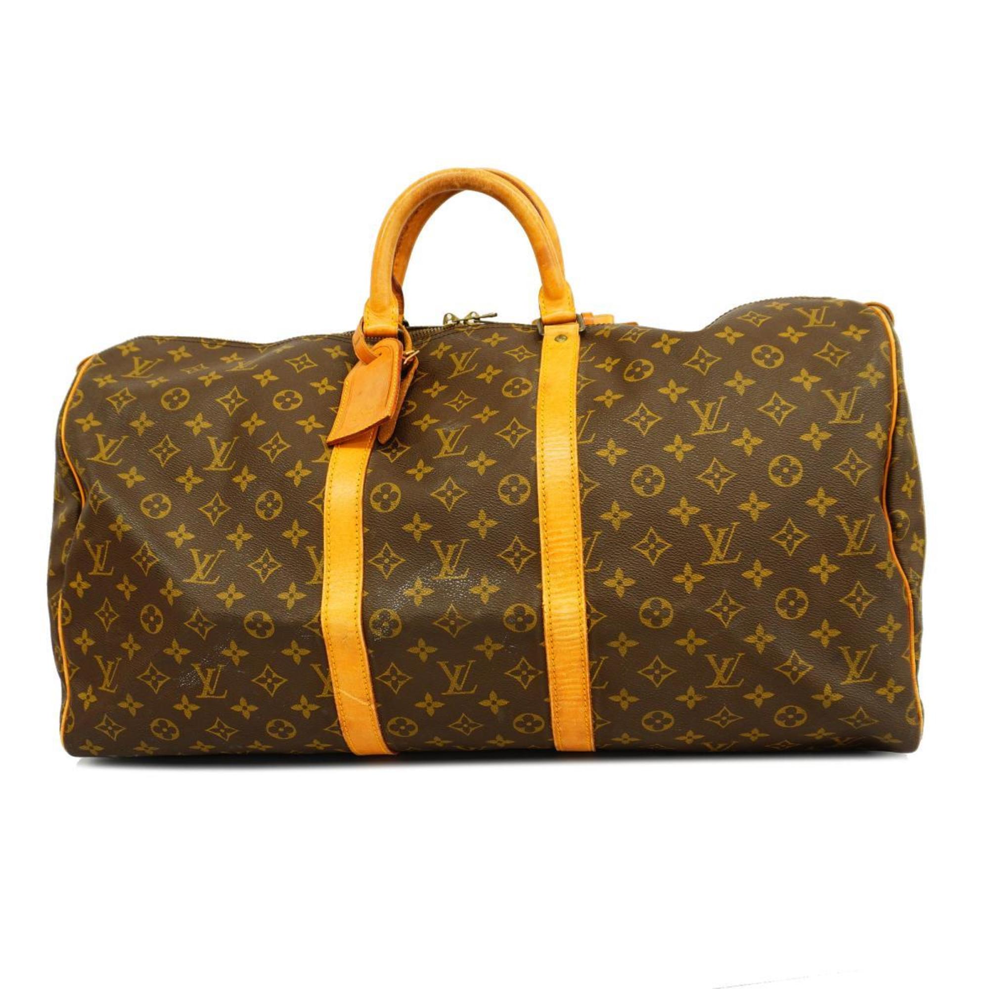 ルイ・ヴィトン(Louis Vuitton) ルイ・ヴィトン ボストンバッグ モノグラム キーポル55 M41424 ブラウンメンズ レディース |  eLADY Globazone