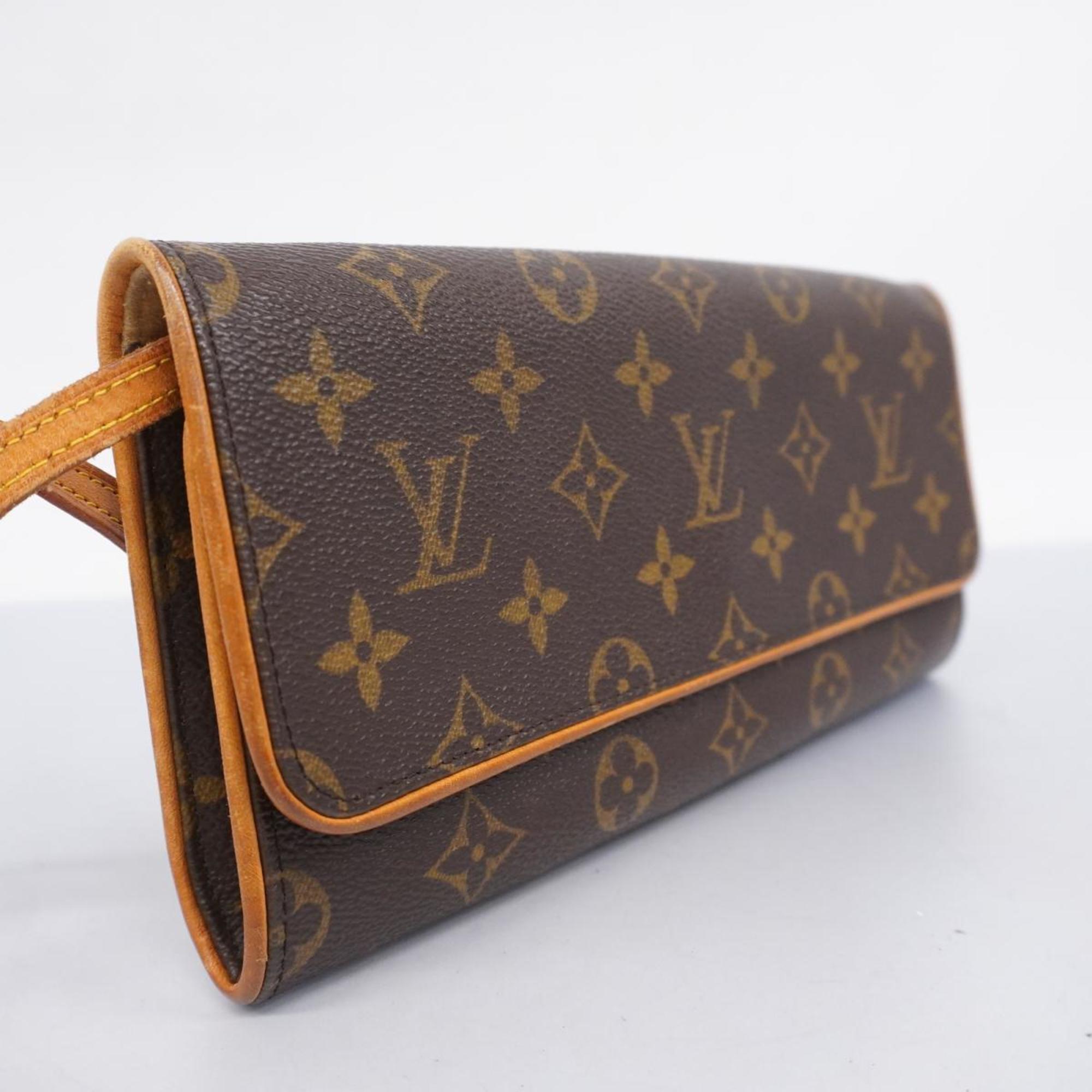 ルイ・ヴィトン(Louis Vuitton) ルイ・ヴィトン ショルダーバッグ モノグラム ポシェットツインGM M51852 ブラウンレディース