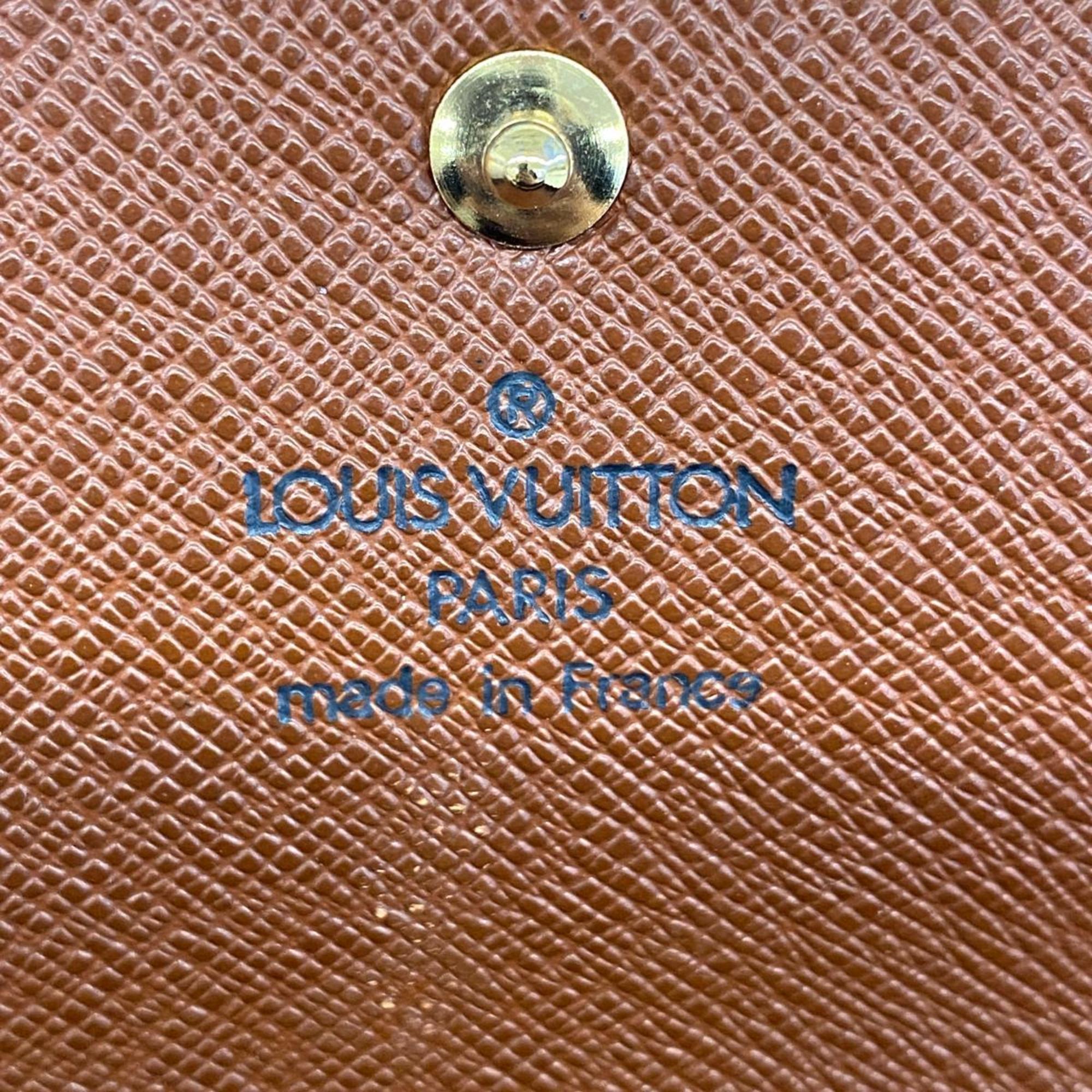 ルイ・ヴィトン(Louis Vuitton) ルイ・ヴィトン 長財布 モノグラム ポルトモネクレディ M61725 ブラウンレディース