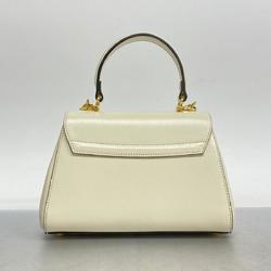 グッチ(Gucci) グッチ ハンドバッグ ホースビット 703848 レザー ホワイト   レディース