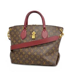 ルイ・ヴィトン(Louis Vuitton) ルイ・ヴィトン ハンドバッグ モノグラム フラワージップドトートMM M44348 ボルドーレディース