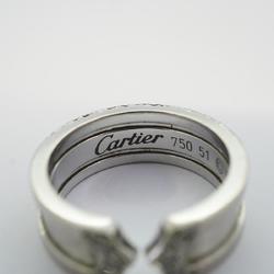 カルティエ(Cartier) カルティエ リング 2C ダイヤモンド K18WG ホワイトゴールド  レディース