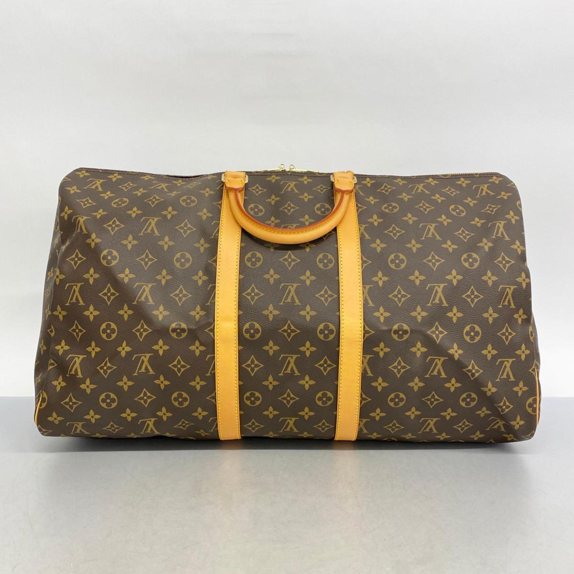 ルイ・ヴィトン(Louis Vuitton) ルイ・ヴィトン ボストンバッグ モノグラム キーポル55 M41424 ブラウンメンズ レディース