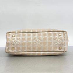 シャネル(Chanel) シャネル トートバッグ ニュートラベル ナイロン ピンクベージュ シャンパン レディース