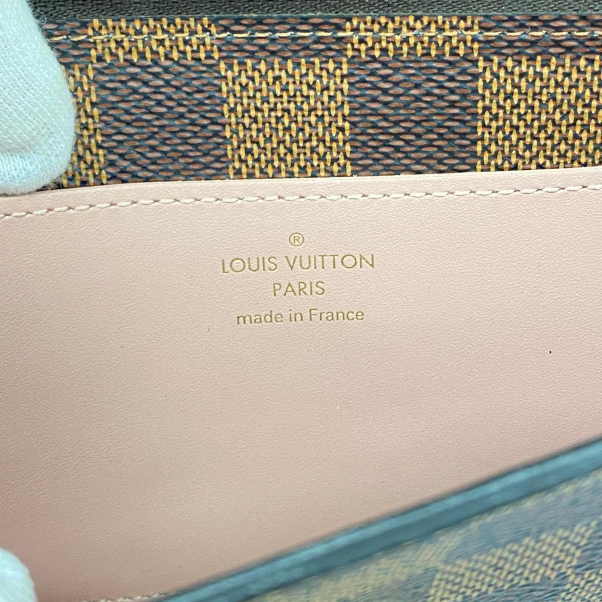 ルイ・ヴィトン(Louis Vuitton) ルイ・ヴィトン ショルダーウォレット ダミエ  ポルトフォイユ クロワゼット N61273 エベヌ マグノリアレディース