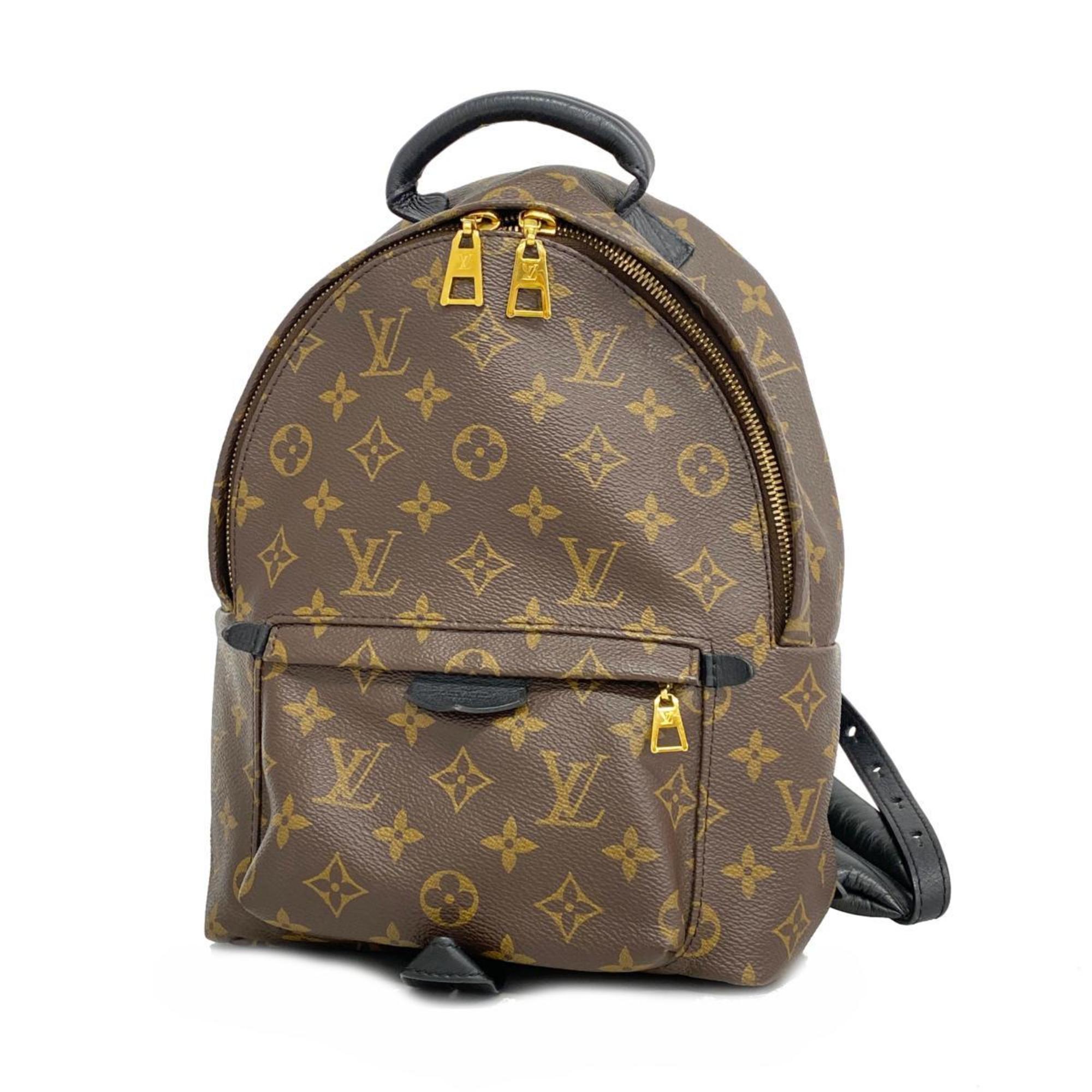 ルイ・ヴィトン(Louis Vuitton) ルイ・ヴィトン リュックサック モノグラム パームスプリングスバックパックPM M44871 ブラウン ブラックレディース