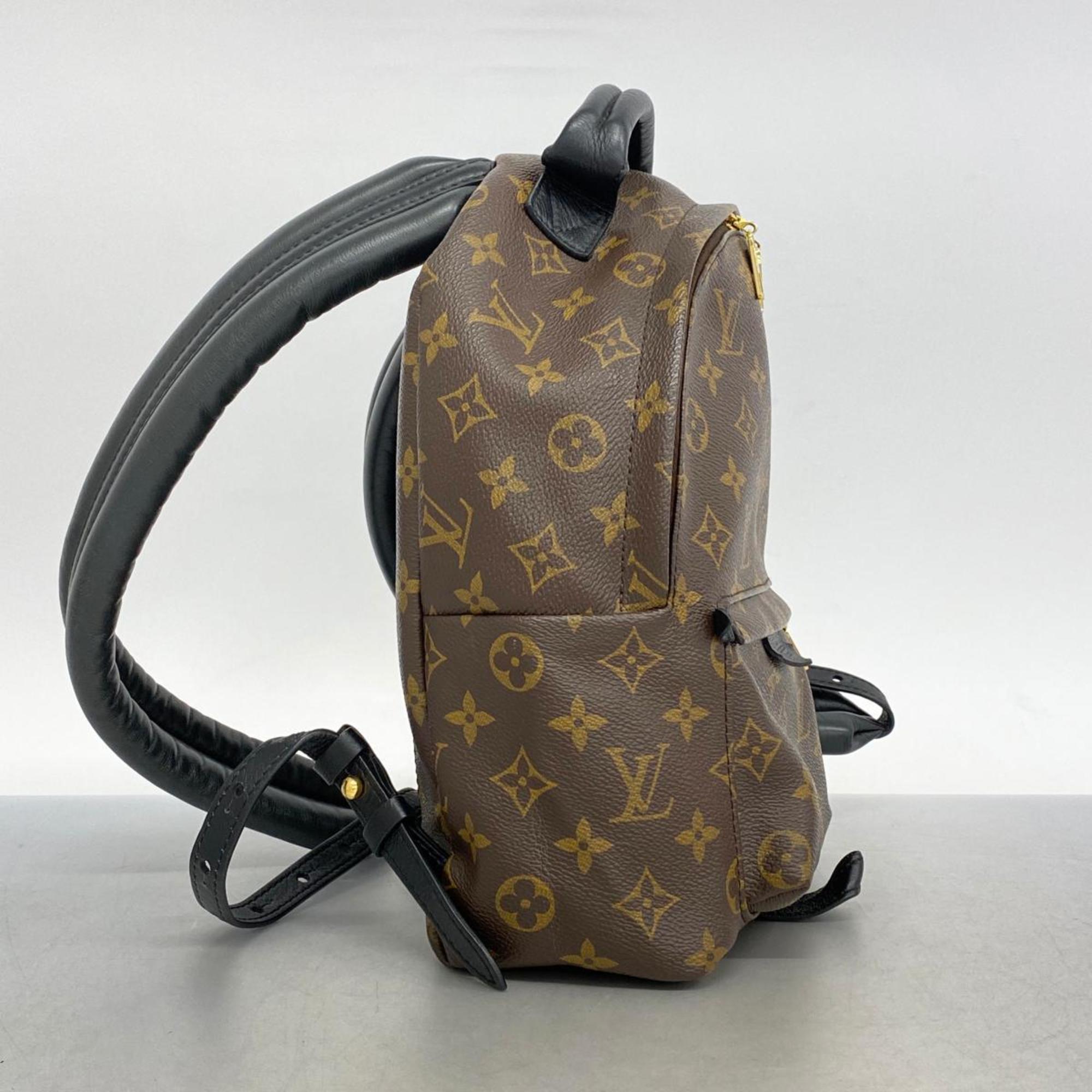 ルイ・ヴィトン(Louis Vuitton) ルイ・ヴィトン リュックサック モノグラム パームスプリングスバックパックPM M44871 ブラウン ブラックレディース