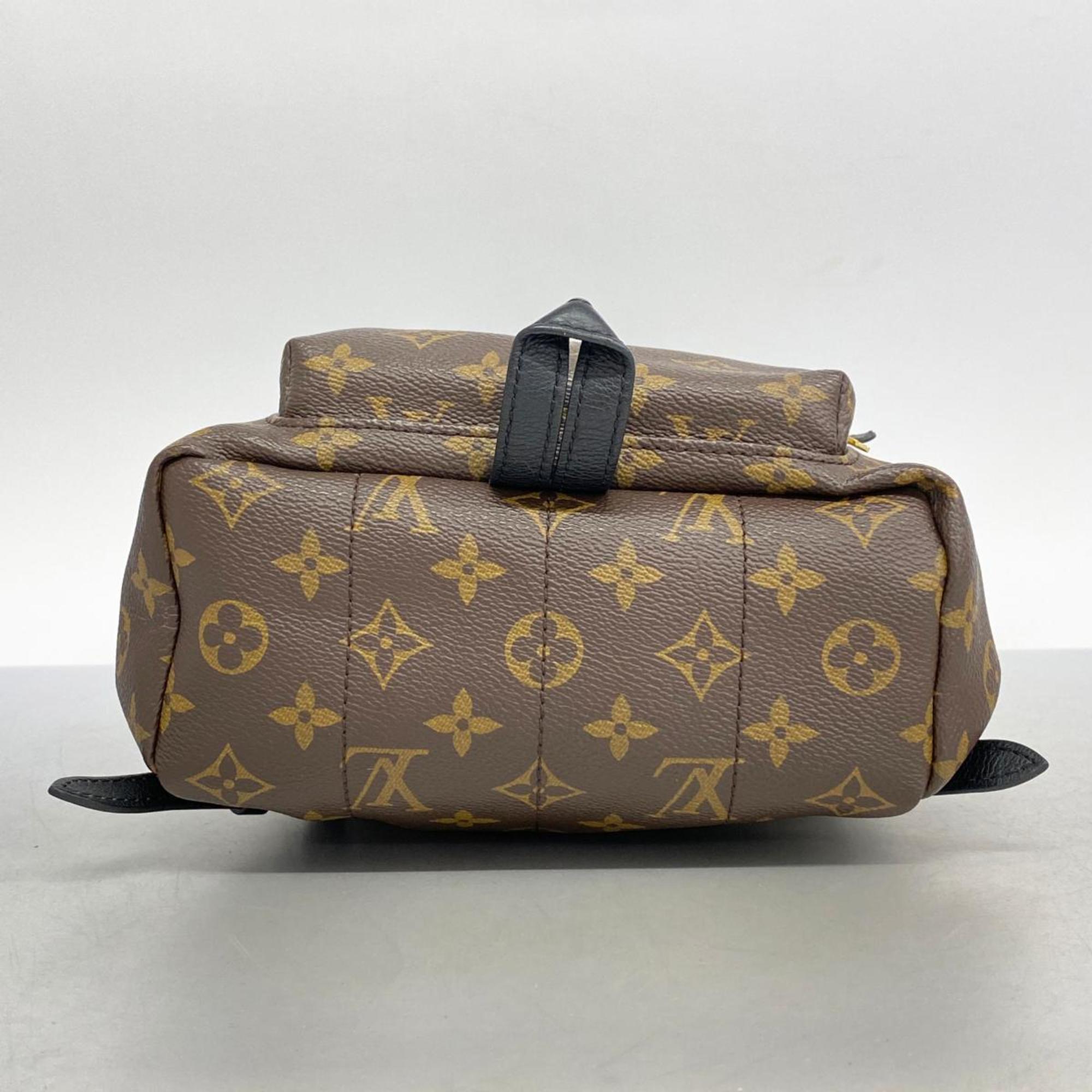 ルイ・ヴィトン(Louis Vuitton) ルイ・ヴィトン リュックサック モノグラム パームスプリングスバックパックPM M44871 ブラウン ブラックレディース