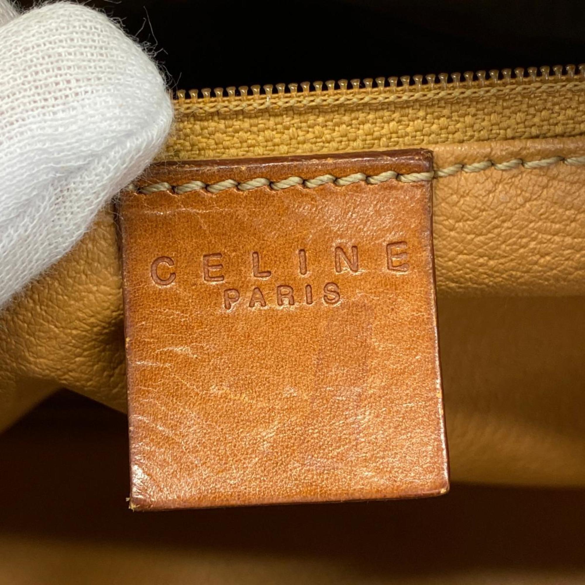 セリーヌ(Celine) セリーヌ ハンドバッグ マカダム  ブラウン   レディース