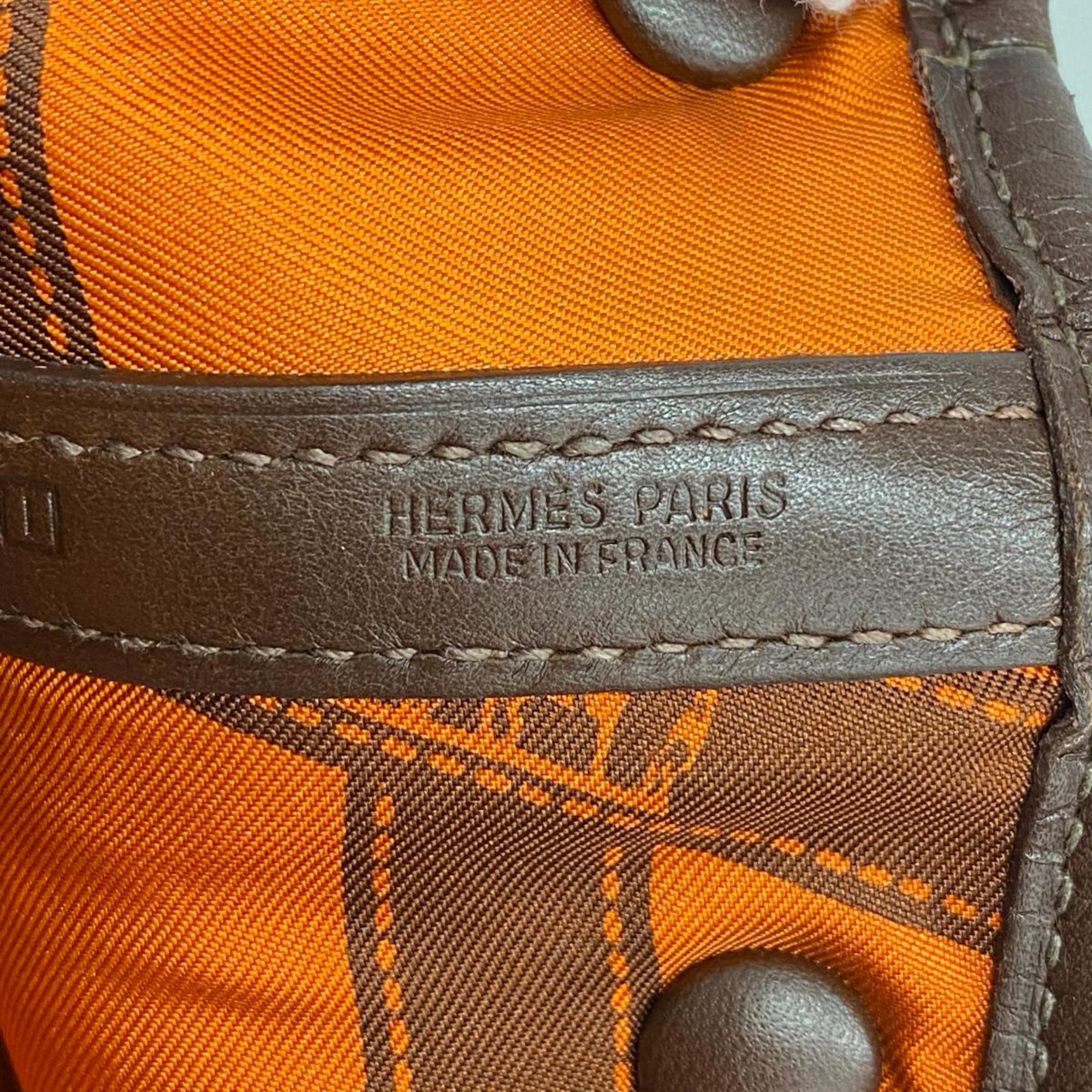 エルメス(Hermes) エルメス トートバッグ ガーデンツイリーTPM □I刻印 スイフト ハバナ   レディース