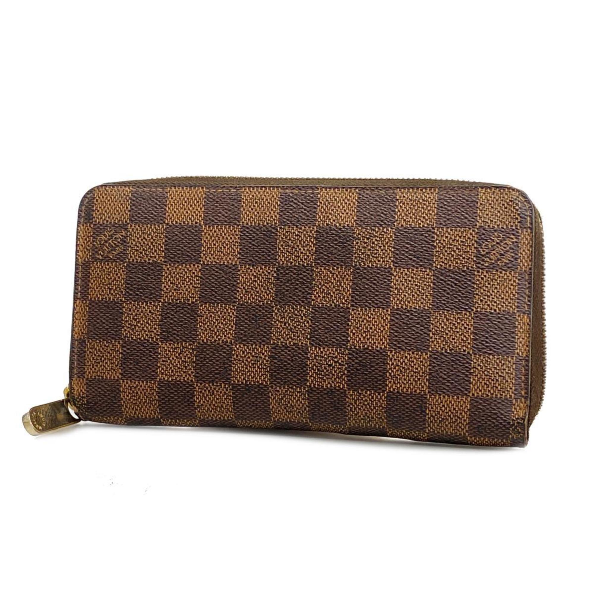 ルイ・ヴィトン(Louis Vuitton) ルイ・ヴィトン 長財布 ダミエ ジッピーウォレット N60015 エベヌメンズ レディース