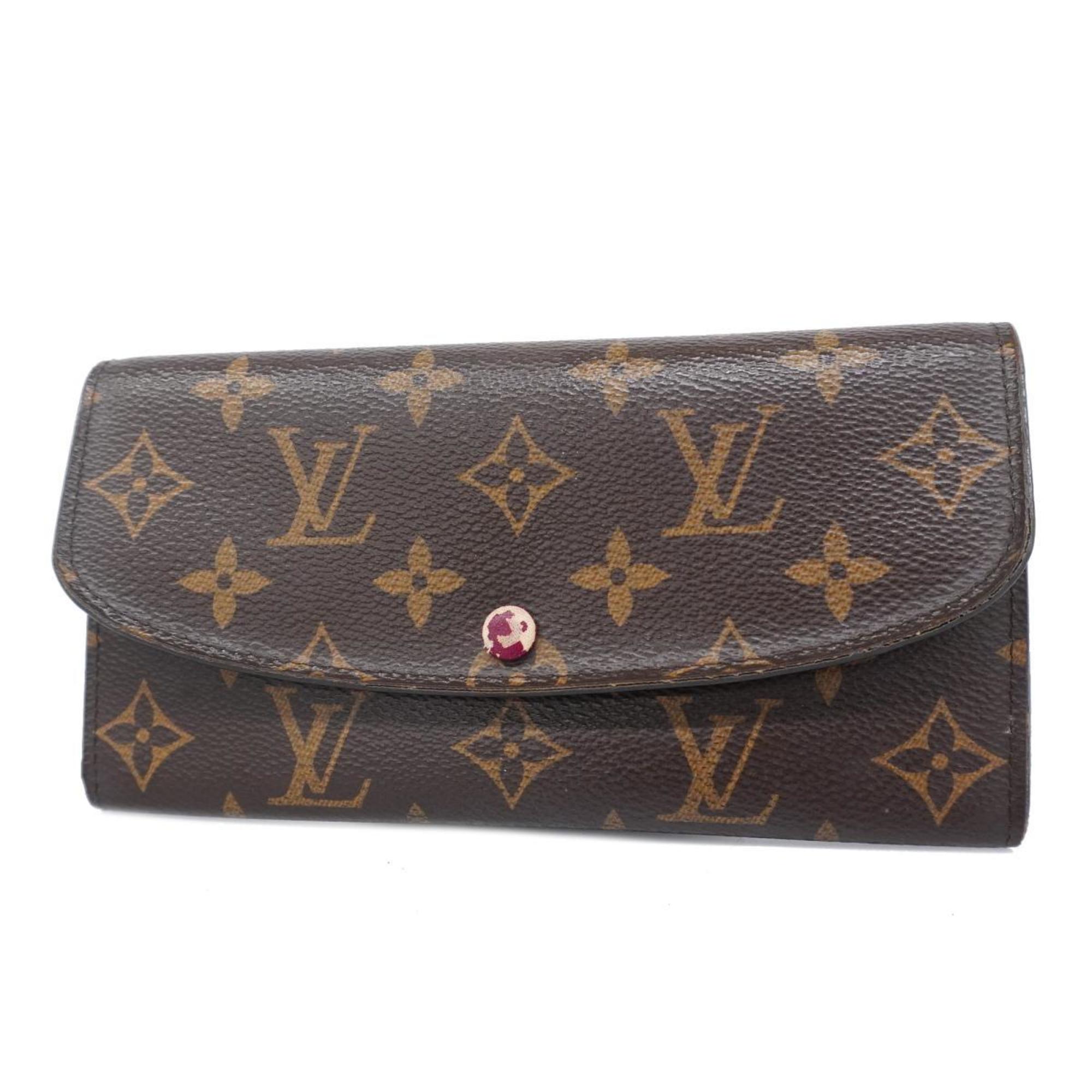 ルイ・ヴィトン(Louis Vuitton) ルイ・ヴィトン 長財布 モノグラム ポルトフォイユエミリー M60697 フューシャレディース |  eLADY Globazone