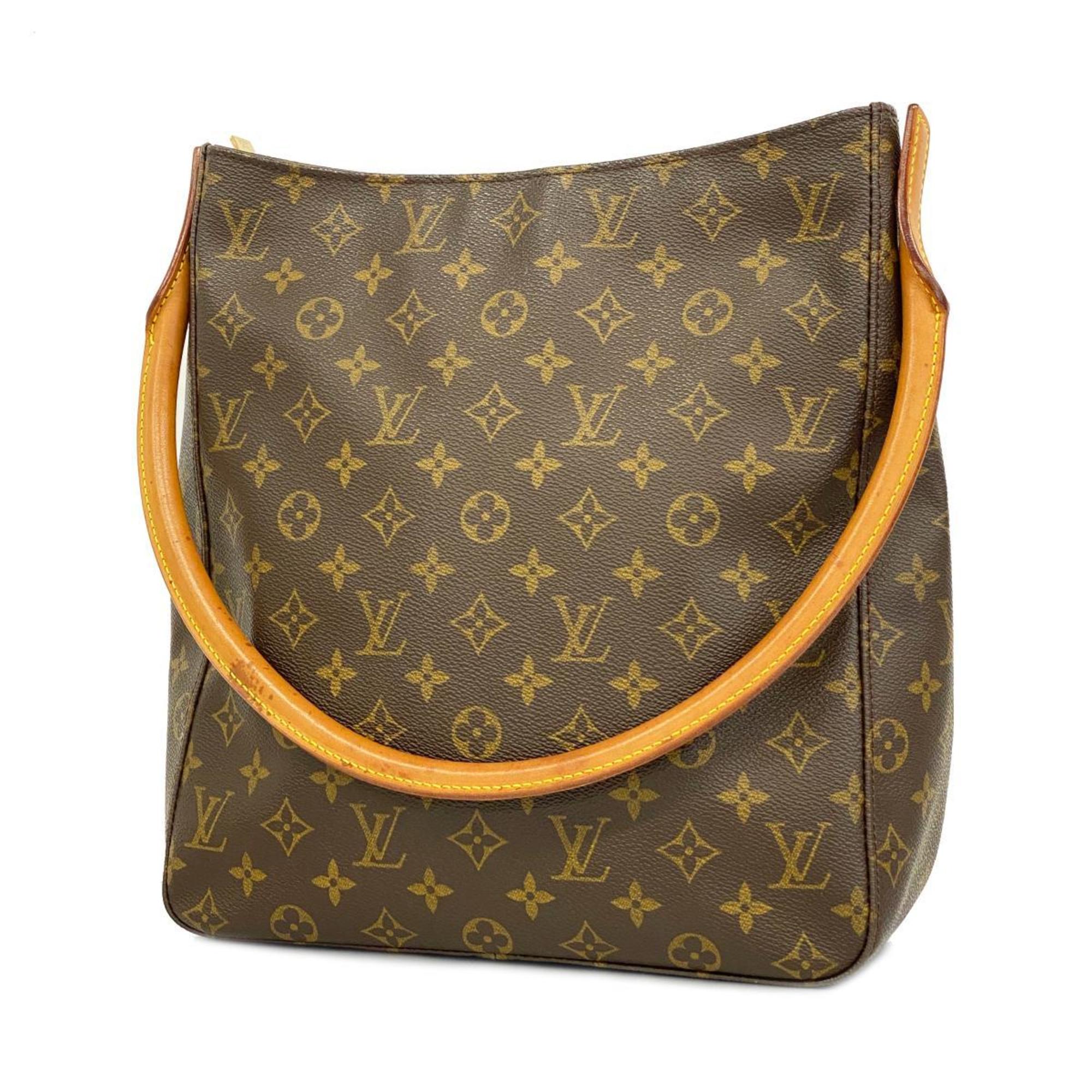 ルイ・ヴィトン(Louis Vuitton) ルイ・ヴィトン ショルダーバッグ モノグラム ルーピングGM M51145 ブラウンレディース