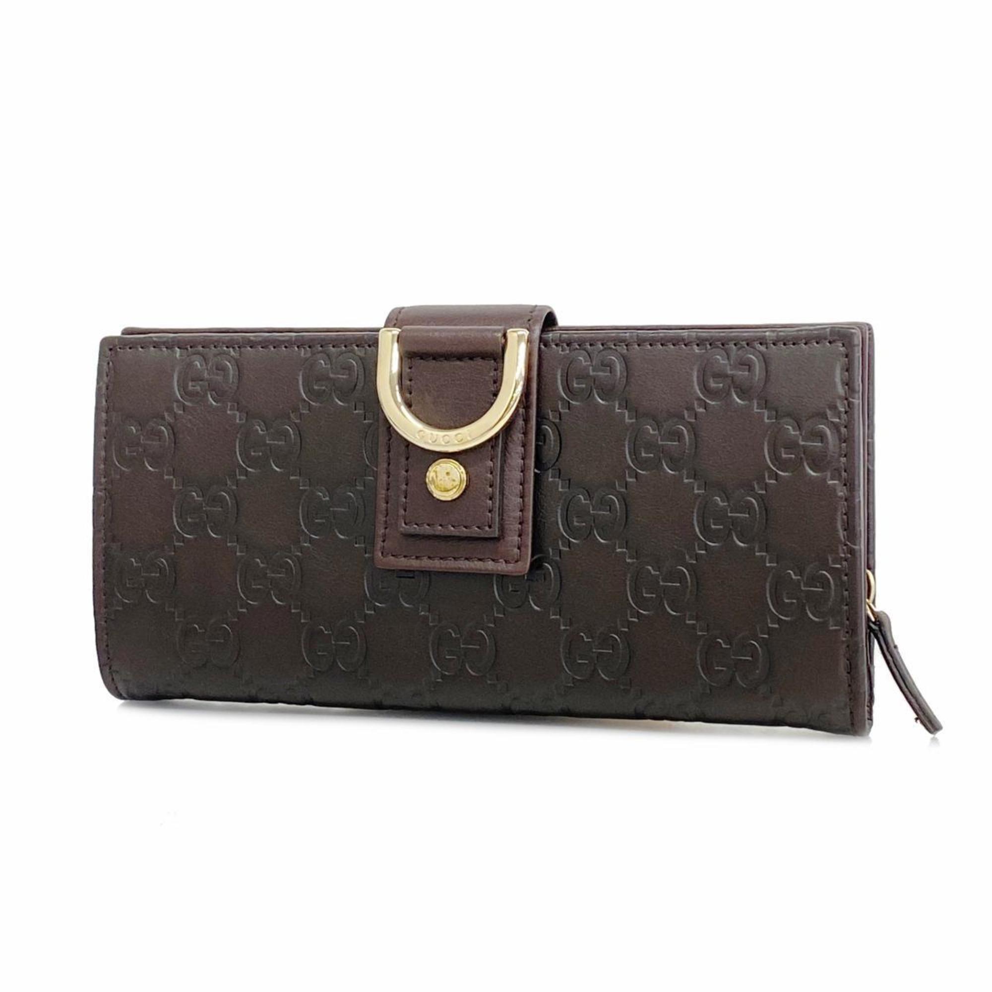 グッチ(Gucci) グッチ 長財布 グッチシマ アビー 154256 レザー ブラウン シャンパン レディース | eLADY Globazone