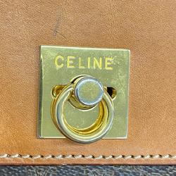 セリーヌ(Celine) セリーヌ ショルダーバッグ マカダム  レザー ブラウン   レディース