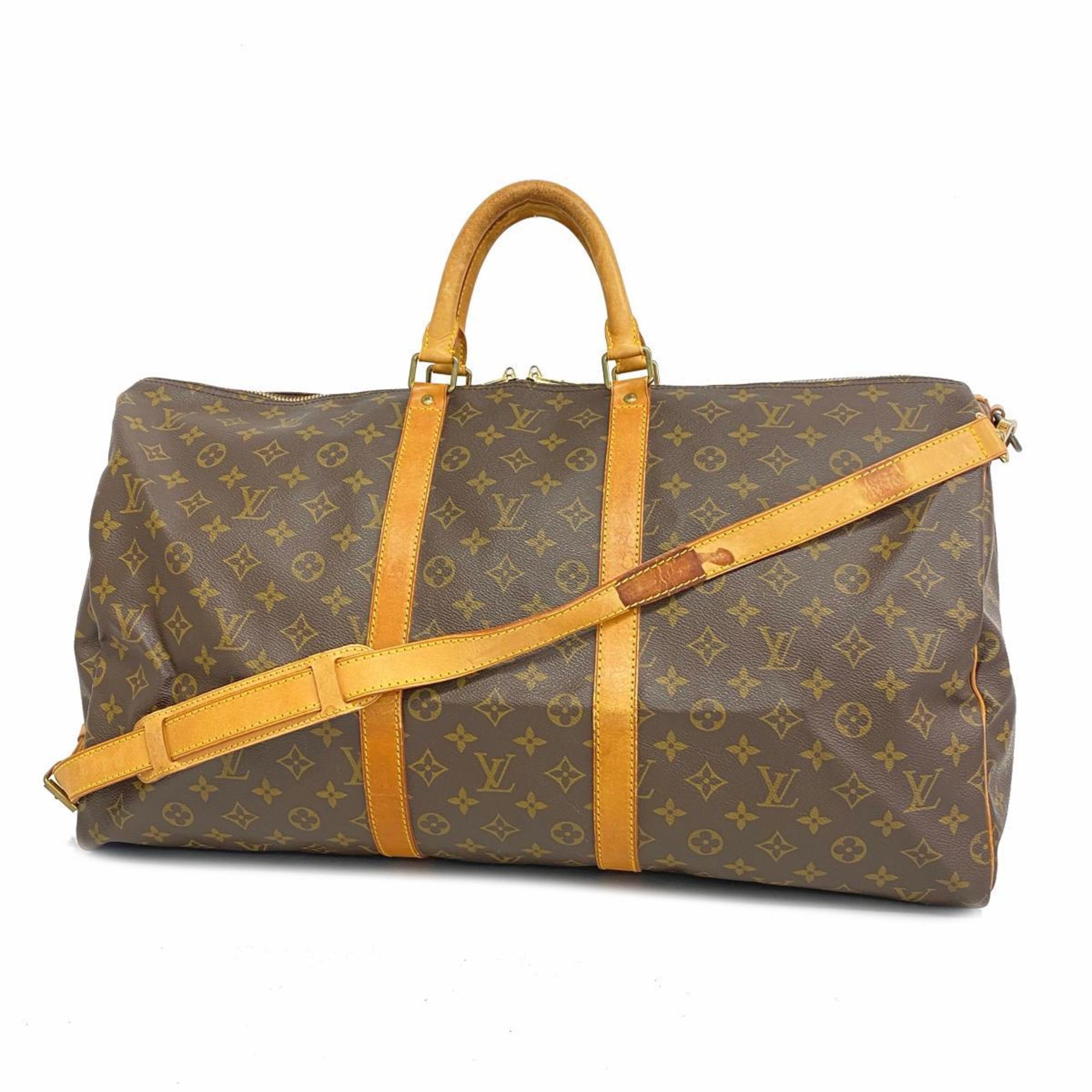 ルイ・ヴィトン(Louis Vuitton) ルイ・ヴィトン ボストンバッグ モノグラム キーポルバンドリエール55 M41414 ブラウンメンズ レディース