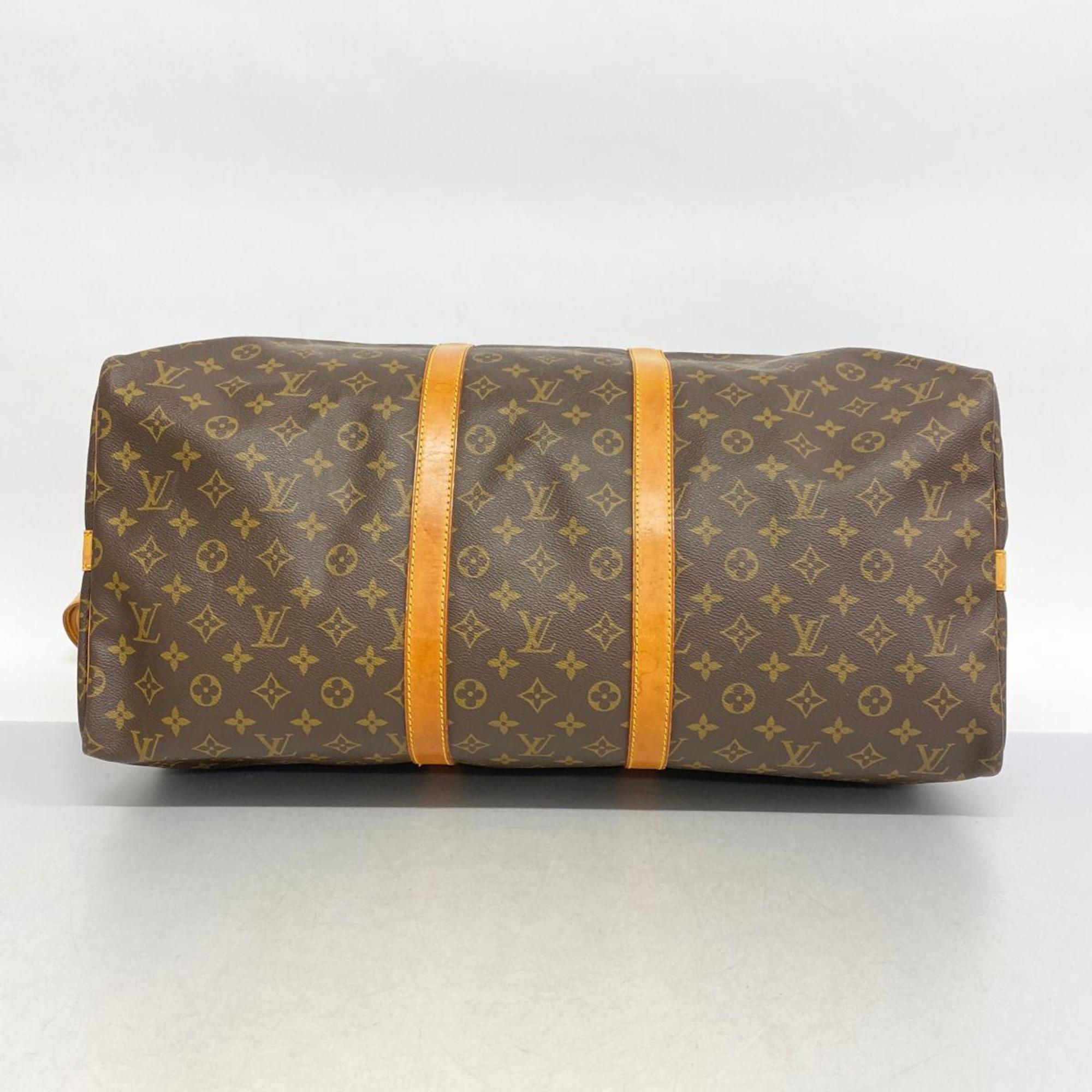 ルイ・ヴィトン(Louis Vuitton) ルイ・ヴィトン ボストンバッグ モノグラム キーポルバンドリエール55 M41414 ブラウンメンズ レディース