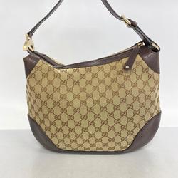 グッチ(Gucci) グッチ ショルダーバッグ GGキャンバス 211810 キャンバス ブラウン シャンパン  レディース