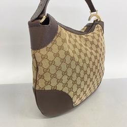 グッチ(Gucci) グッチ ショルダーバッグ GGキャンバス 211810 キャンバス ブラウン シャンパン  レディース