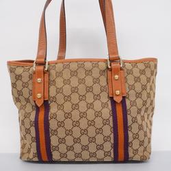 グッチ(Gucci) グッチ トートバッグ GGキャンバス 137396 キャンバス ブラウン   レディース