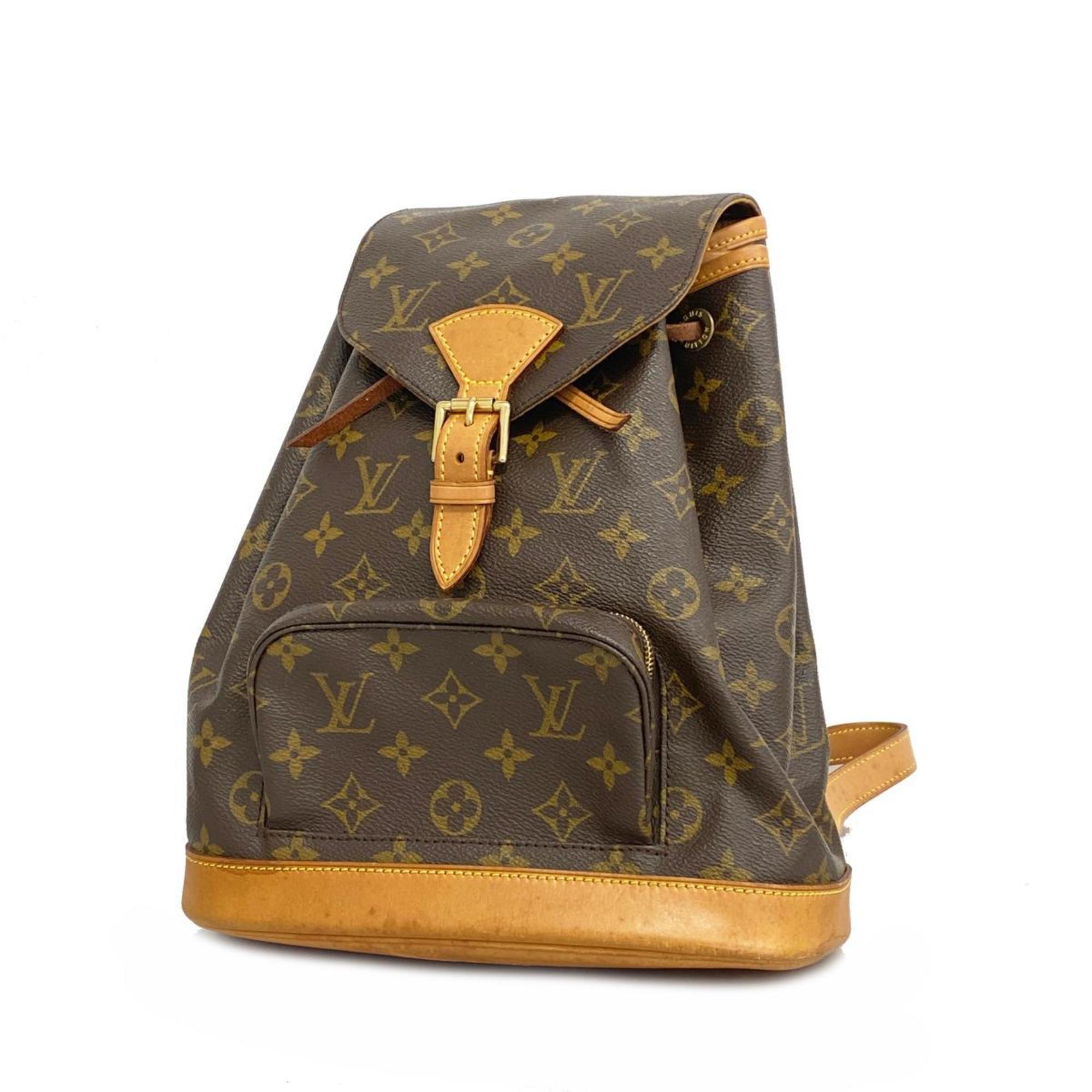 ルイ・ヴィトン(Louis Vuitton) ルイ・ヴィトン リュックサック モノグラム モンスリMM M51136 ブラウンレディース