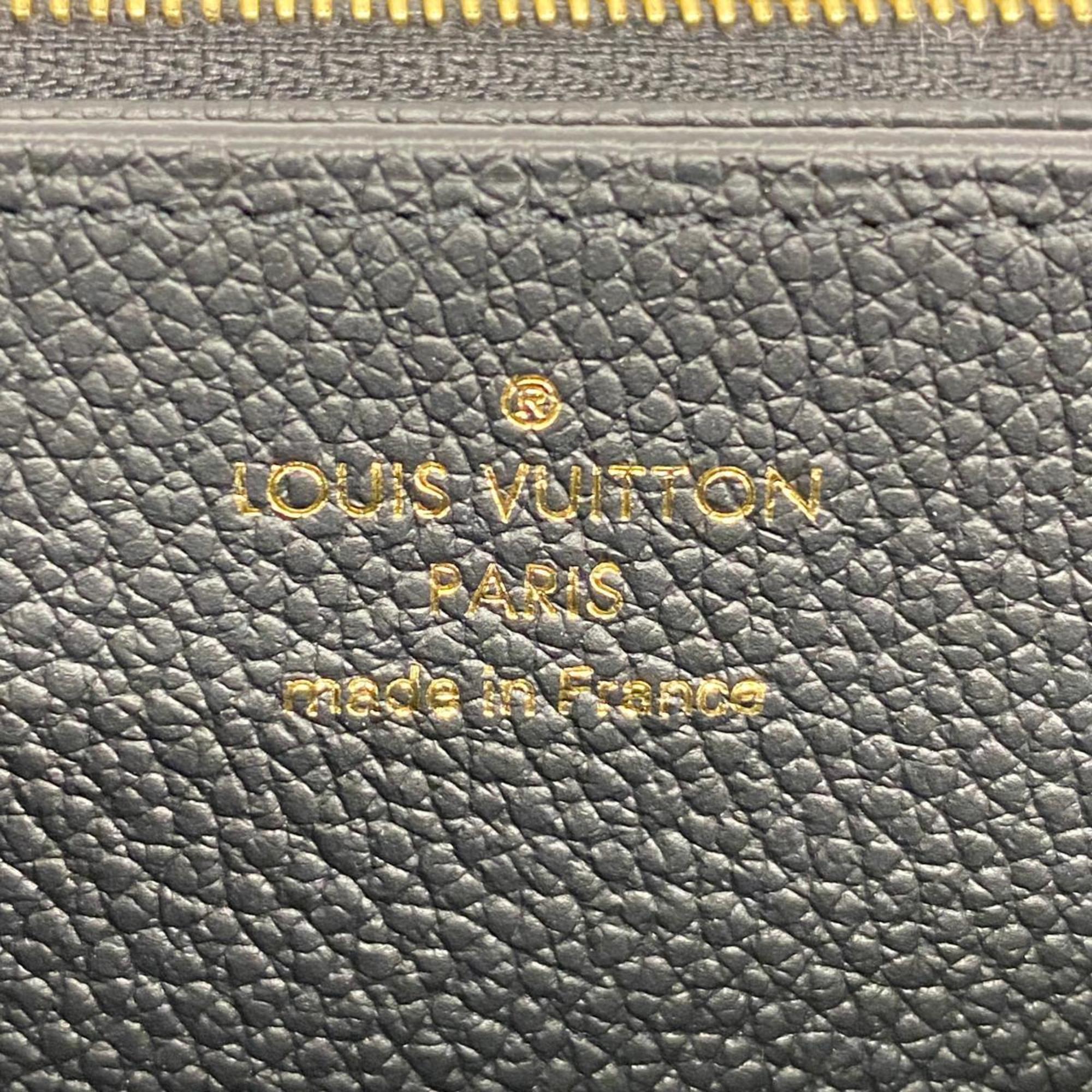 ルイ・ヴィトン(Louis Vuitton) ルイ・ヴィトン 長財布 モノグラム・アンプラント ジッピーウォレット M61864 ノワールレディース