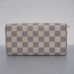 ルイ・ヴィトン(Louis Vuitton) ルイ・ヴィトン 長財布 ダミエ・アズール ポルトフォイユサラ N61735 ホワイトレディース