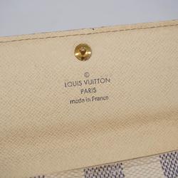 ルイ・ヴィトン(Louis Vuitton) ルイ・ヴィトン 長財布 ダミエ・アズール ポルトフォイユサラ N61735 ホワイトレディース