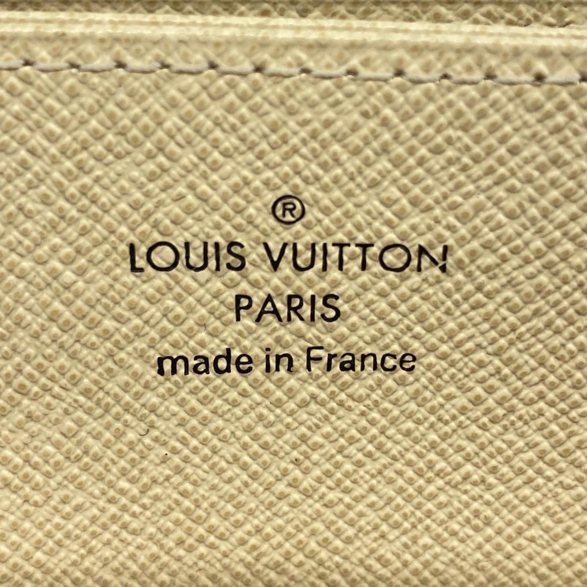 ルイ・ヴィトン(Louis Vuitton) ルイ・ヴィトン 長財布 ダミエ・アズール ジッピーウォレット N41660 ホワイトメンズ レディース