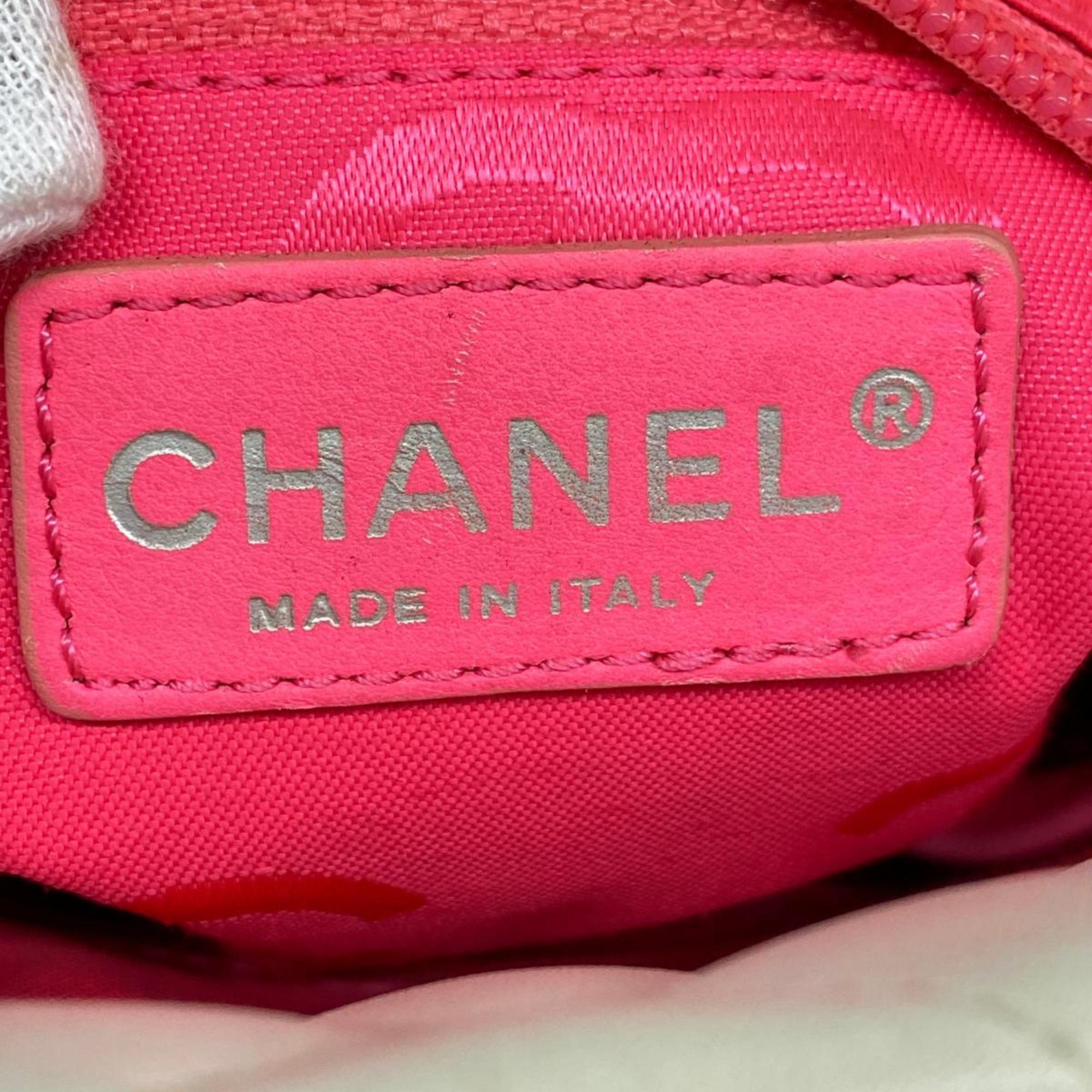 シャネル(Chanel) シャネル トートバッグ カンボン ラムスキン ホワイト  レディース