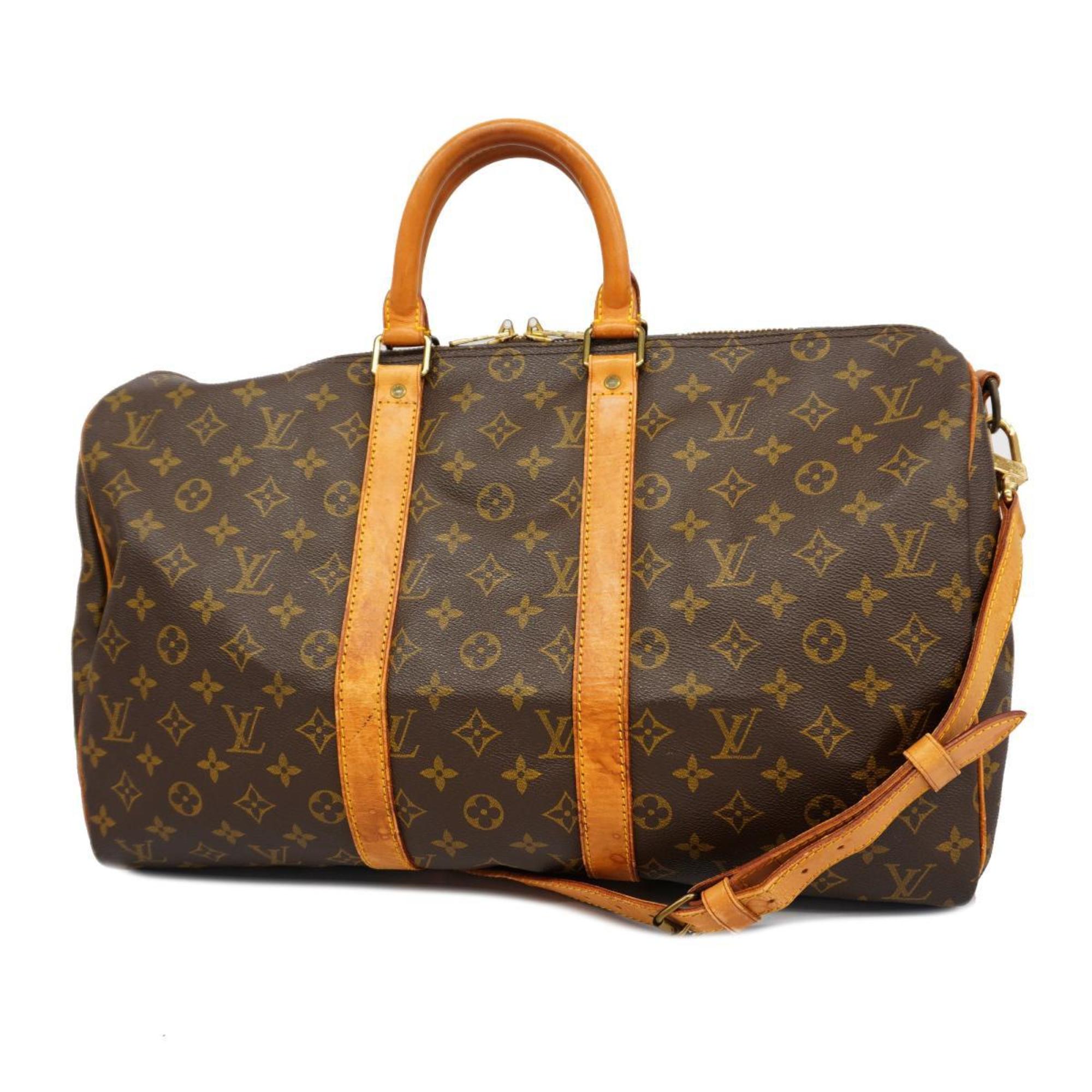 ルイ・ヴィトン(Louis Vuitton) ルイ・ヴィトン ボストンバッグ モノグラム キーポルバンドリエール45 M41418 ブラウンメンズ  レディース | eLADY Globazone