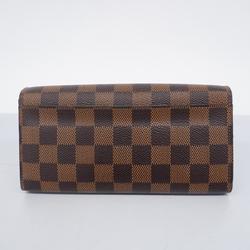 ルイ・ヴィトン(Louis Vuitton) ルイ・ヴィトン 長財布 ダミエ ポルトフォイユサラ N63209 エベヌレディース