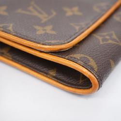 ルイ・ヴィトン(Louis Vuitton) ルイ・ヴィトン ショルダーバッグ モノグラム ポシェットツインGM M51852 ブラウンレディース