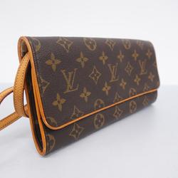 ルイ・ヴィトン(Louis Vuitton) ルイ・ヴィトン ショルダーバッグ モノグラム ポシェットツインGM M51852 ブラウンレディース