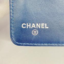 シャネル(Chanel) シャネル 財布 キャビアスキン ブルー   レディース