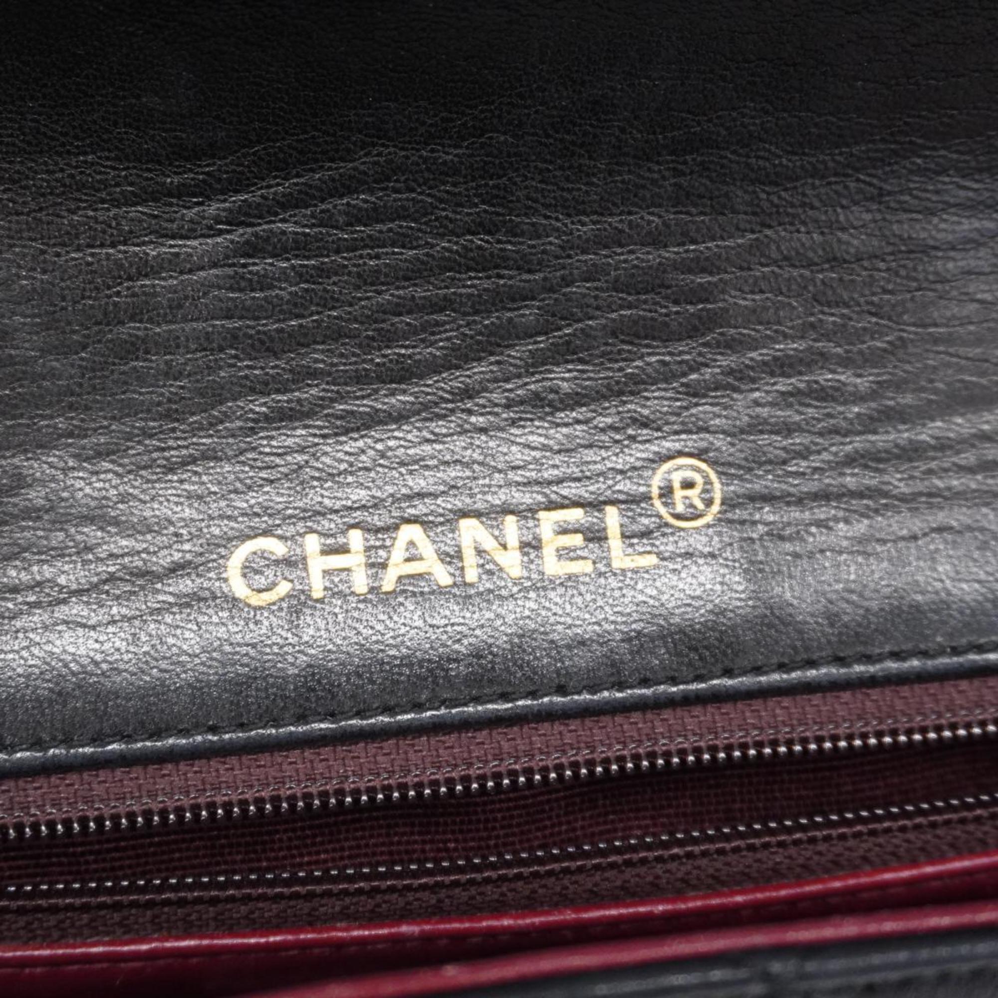 シャネル(Chanel) シャネル ショルダーバッグ マトラッセ チェーンショルダー ラムスキン ブラック   レディース