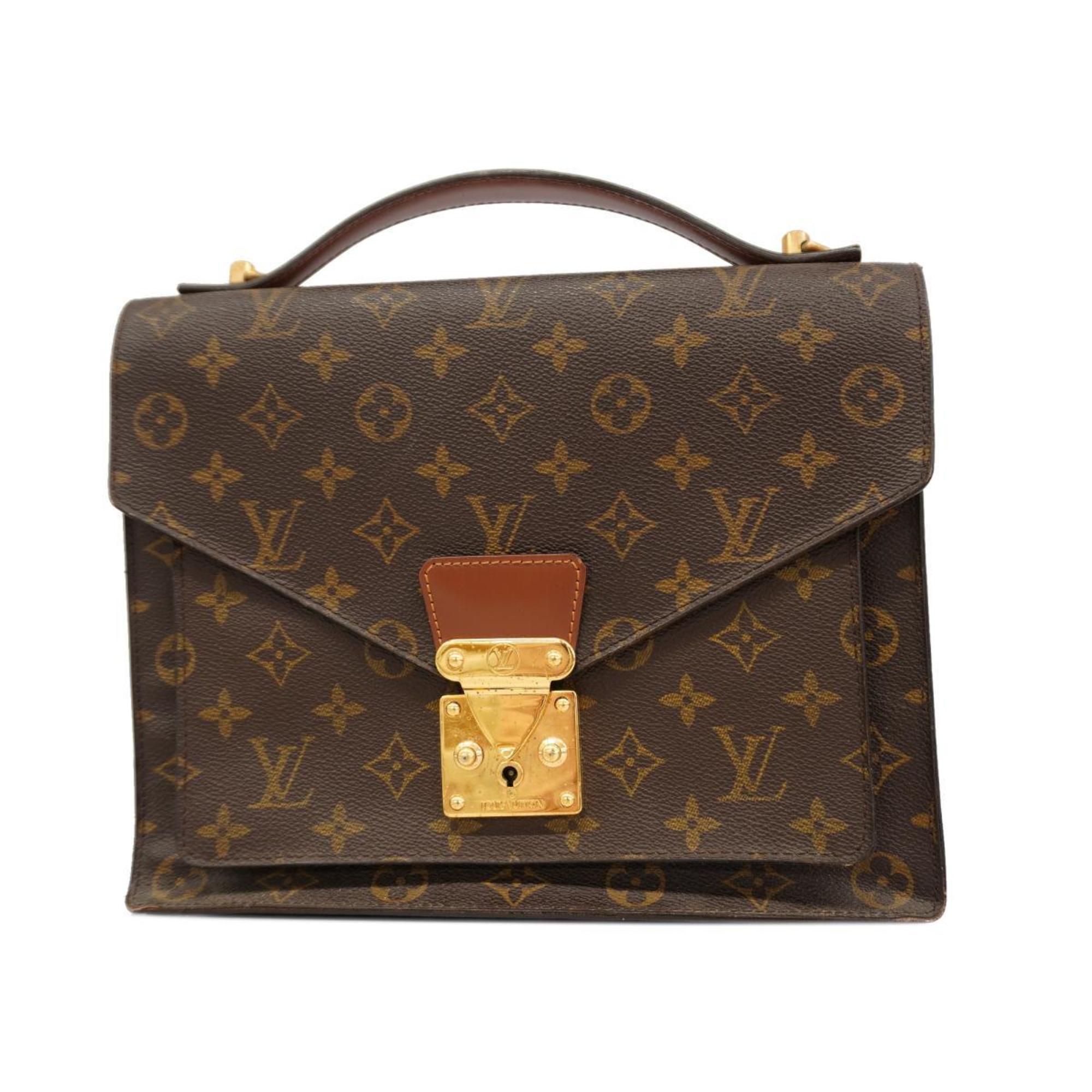 ルイ・ヴィトン(Louis Vuitton) ルイ・ヴィトン ハンドバッグ モノグラム モンソー28 M51185 ブラウンレディース