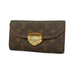 ルイ・ヴィトン(Louis Vuitton) ルイ・ヴィトン 三つ折り長財布 モノグラム ポルトフォイユウジェニ M60123 ブラウンレディース