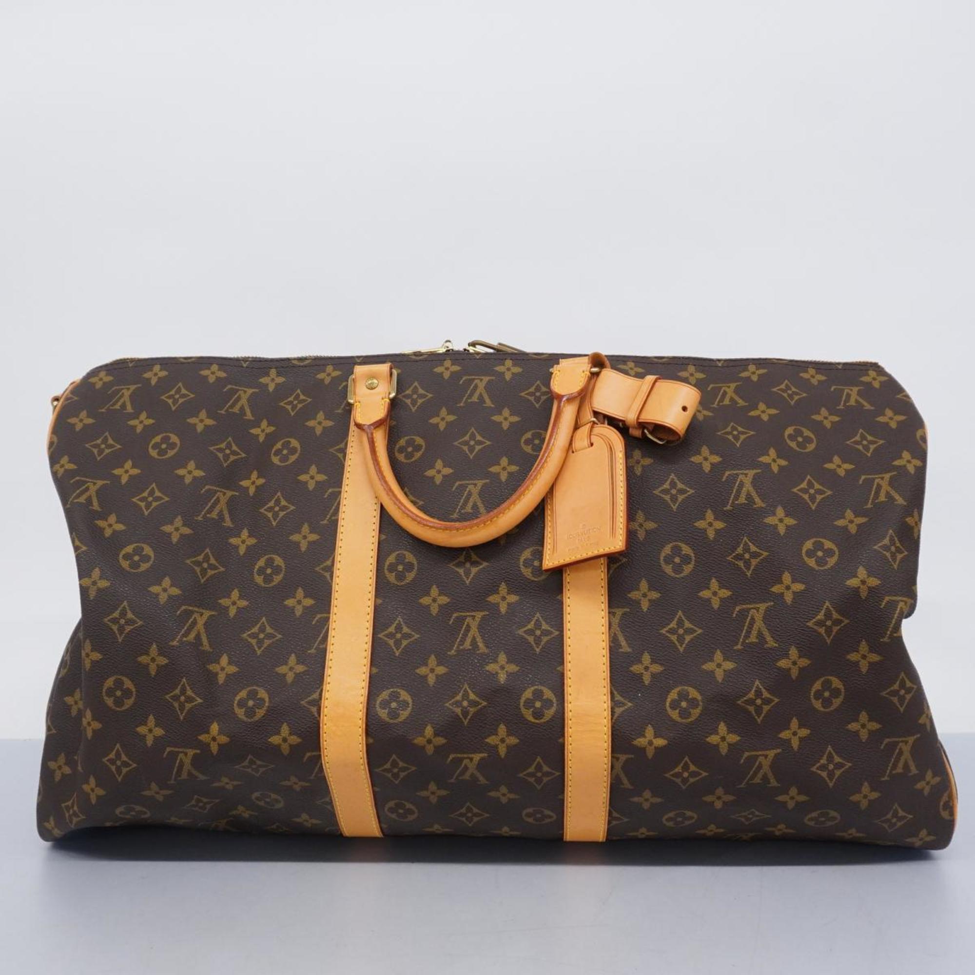 ルイ・ヴィトン(Louis Vuitton) ルイ・ヴィトン ボストンバッグ モノグラム キーポルバンドリエール55 M41414 ブラウンメンズ レディース