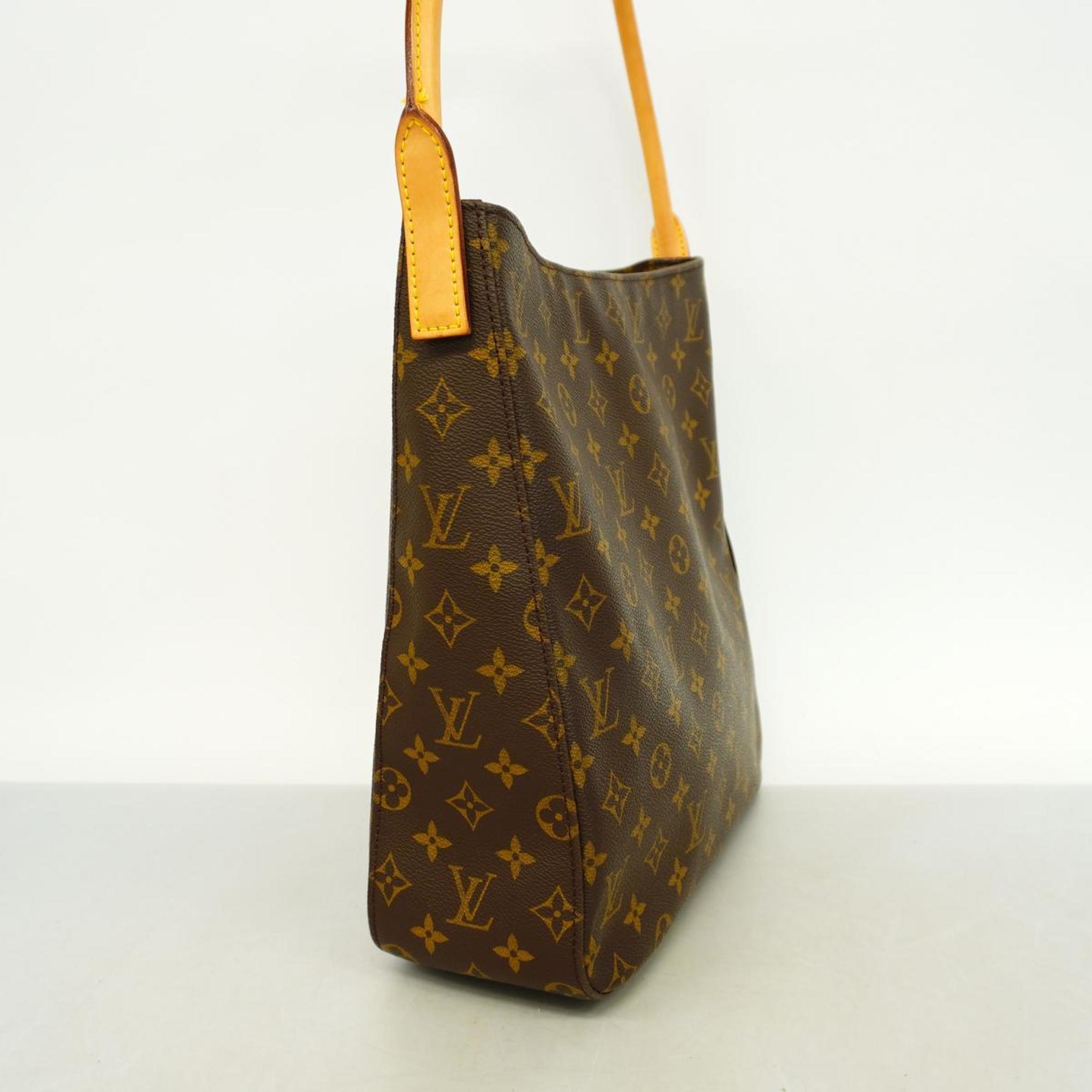 ルイ・ヴィトン(Louis Vuitton) ルイ・ヴィトン ショルダーバッグ モノグラム ルーピングGM M51145 ブラウンレディース