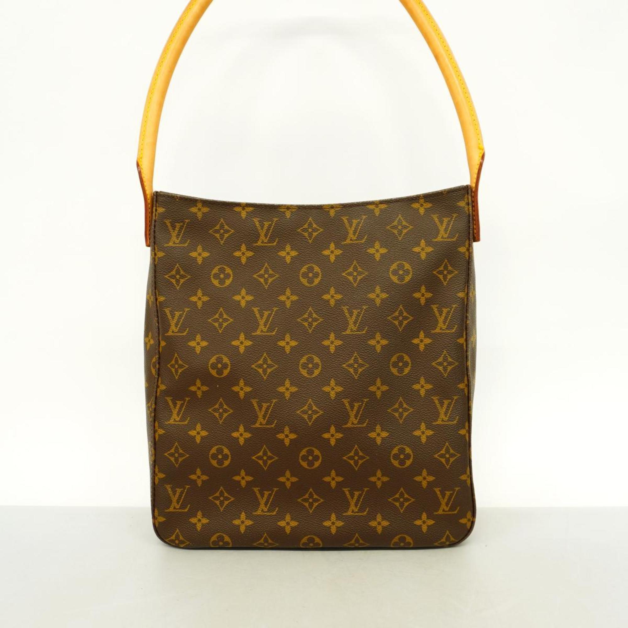 ルイ・ヴィトン(Louis Vuitton) ルイ・ヴィトン ショルダーバッグ モノグラム ルーピングGM M51145 ブラウンレディース