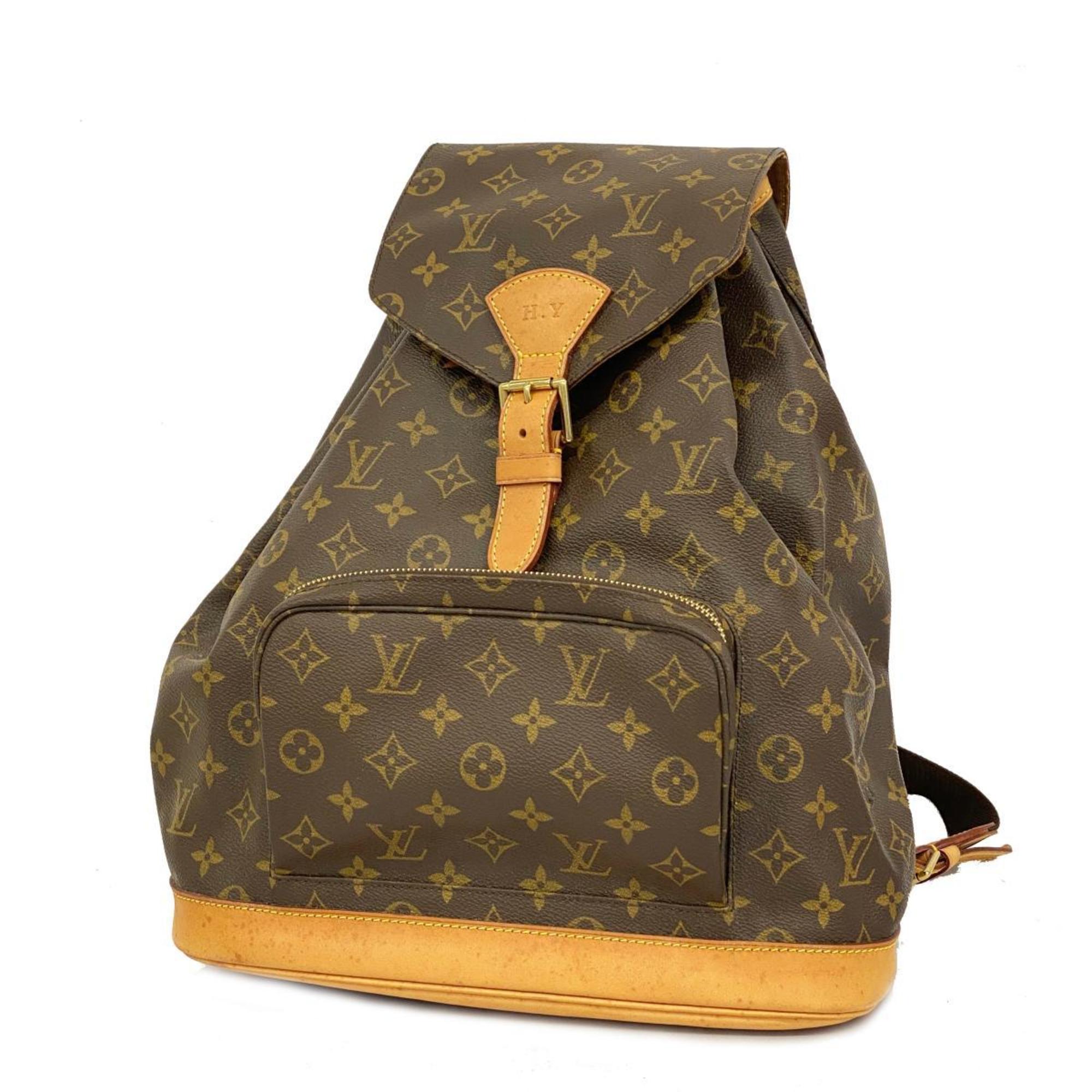 ルイ・ヴィトン(Louis Vuitton) ルイ・ヴィトン リュックサック モノグラム モンスリGM M51135 ブラウンレディース