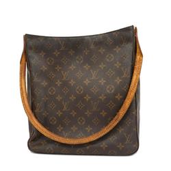 ルイ・ヴィトン(Louis Vuitton) ルイ・ヴィトン ショルダーバッグ モノグラム ルーピングGM M51145 ブラウンレディース