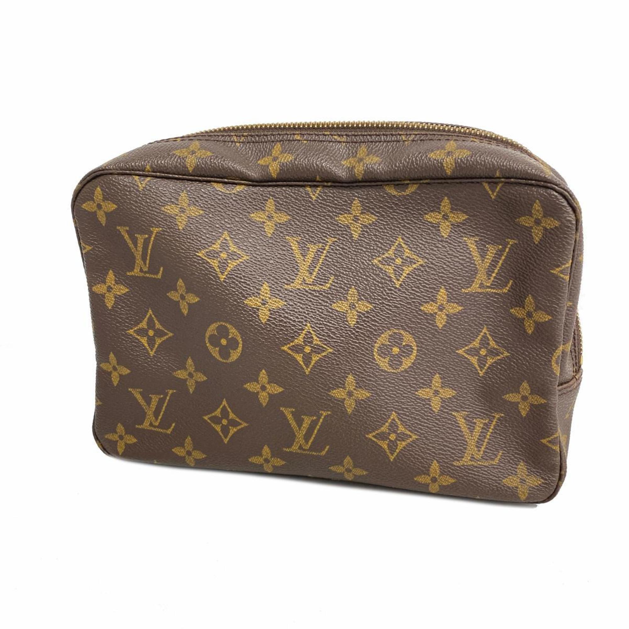 ルイ・ヴィトン(Louis Vuitton) ルイ・ヴィトン ポーチ モノグラム トゥルーストワレット23 M47524 ブラウンレディース