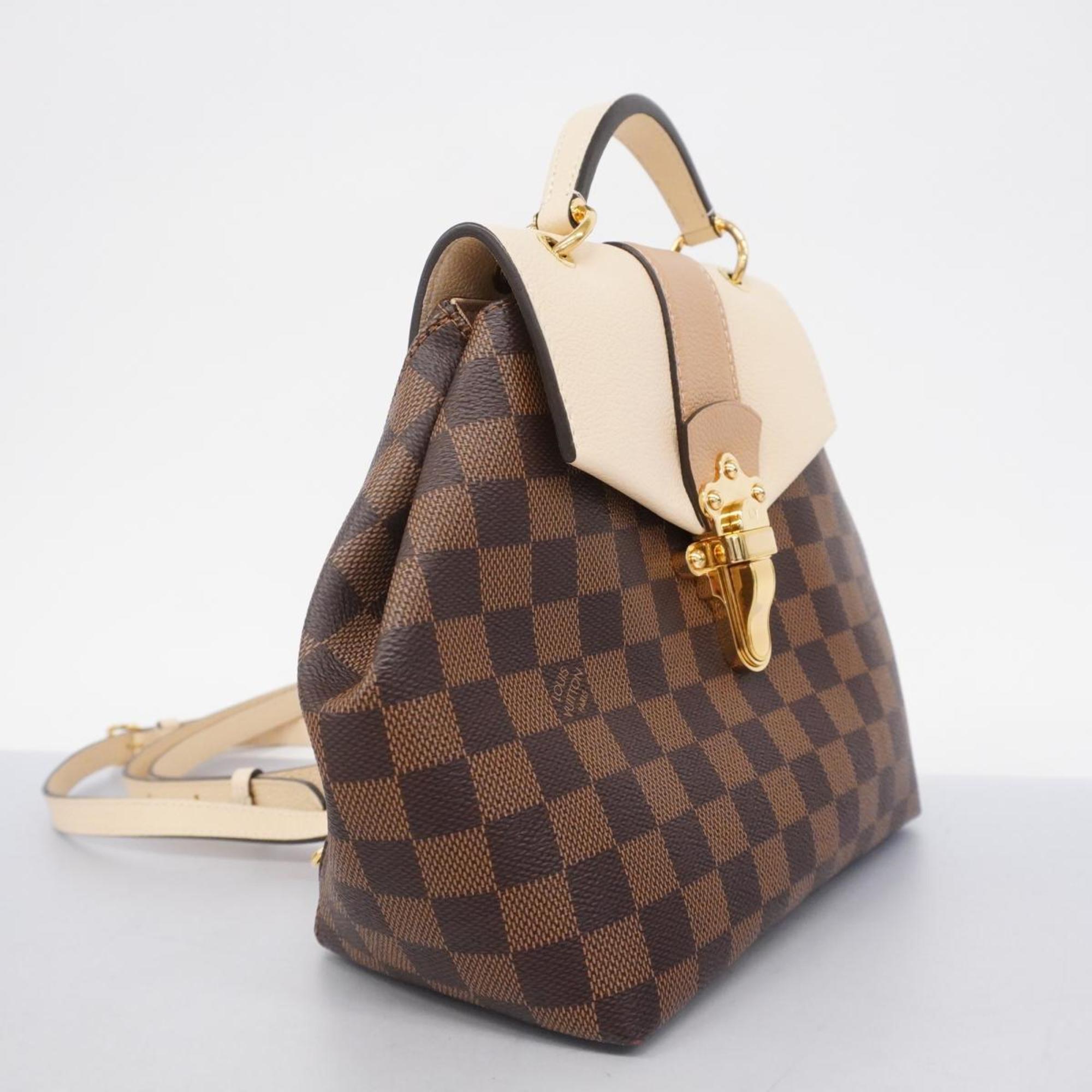 ルイ・ヴィトン(Louis Vuitton) ルイ・ヴィトン リュックサック ダミエ クラプトン バックパック N42259 エベヌ クレームレディース