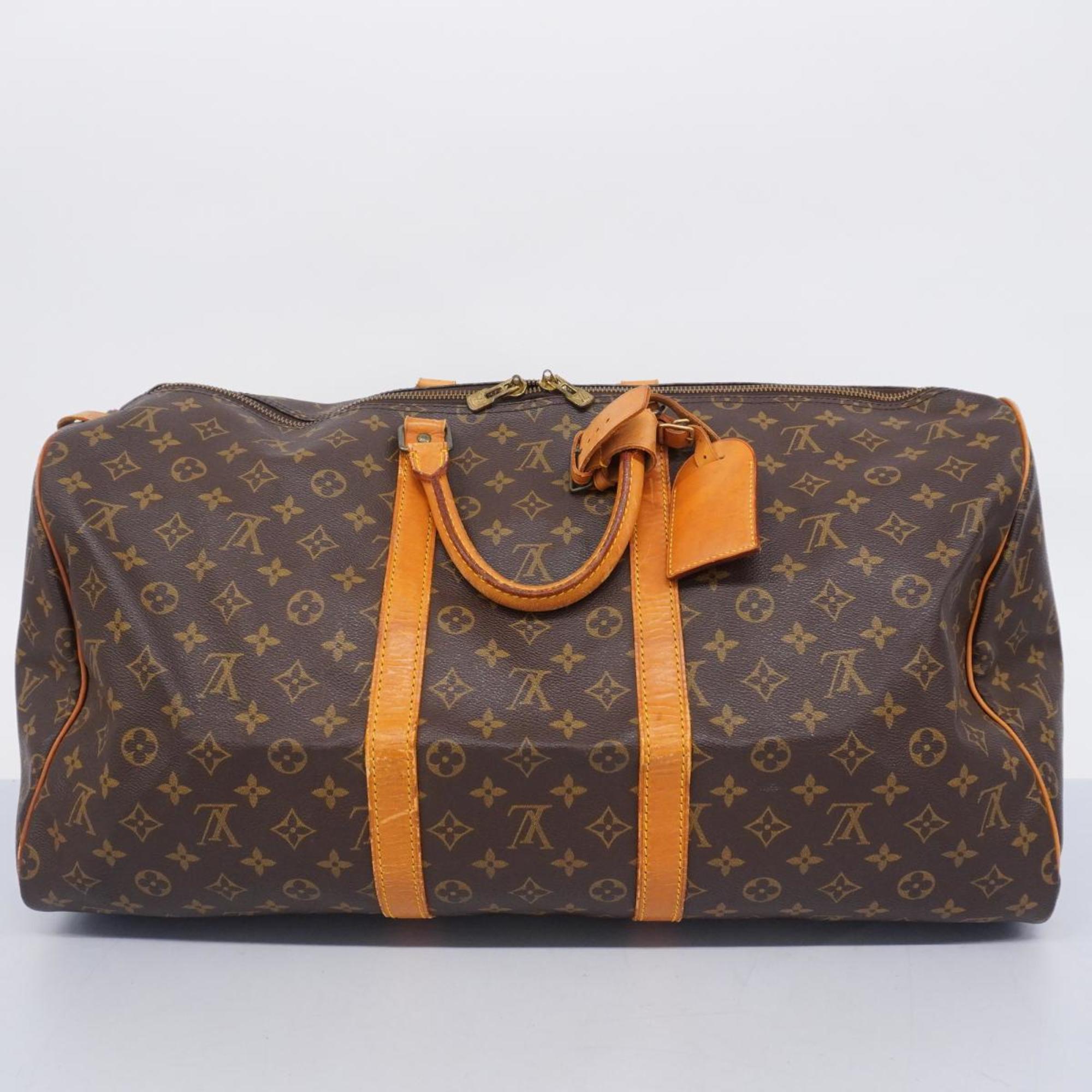 ルイ・ヴィトン(Louis Vuitton) ルイ・ヴィトン ボストンバッグ モノグラム キーポル55 M41424 ブラウンメンズ レディース