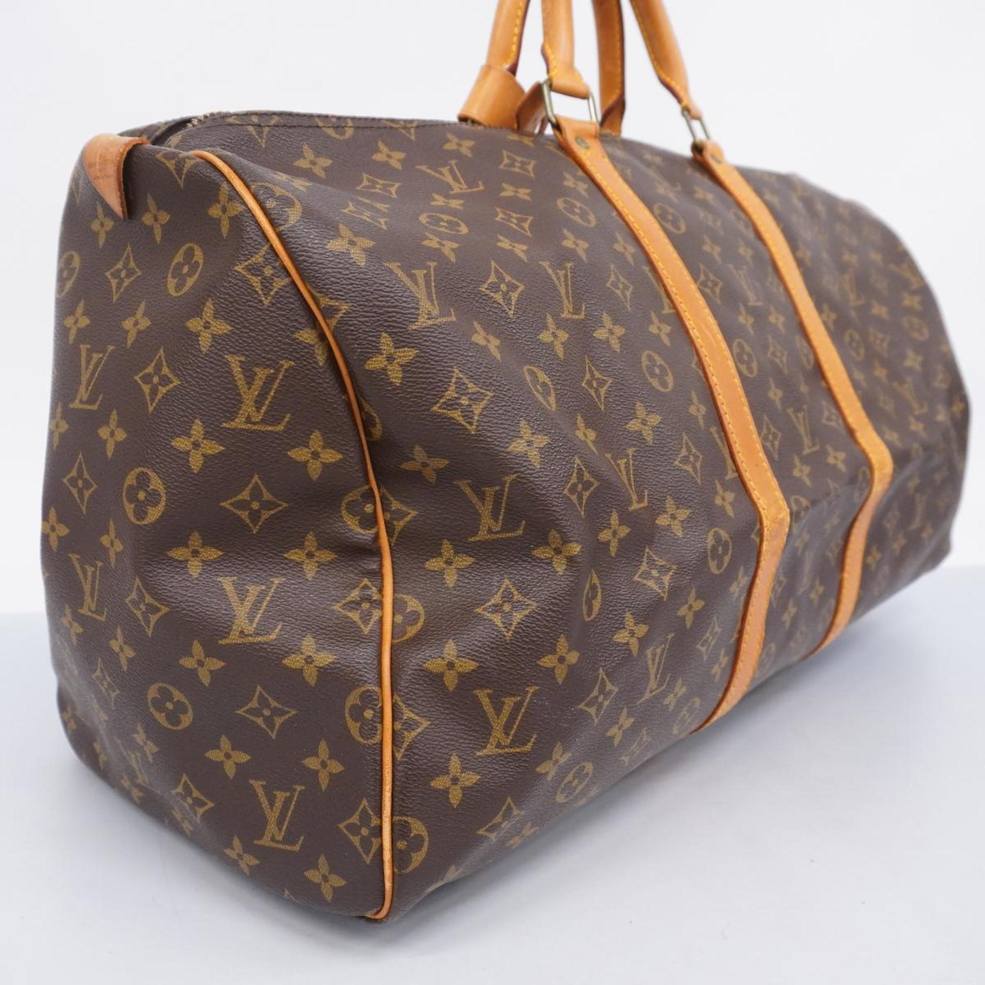 ルイ・ヴィトン(Louis Vuitton) ルイ・ヴィトン ボストンバッグ モノグラム キーポル55 M41424 ブラウンメンズ レディース