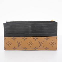 ルイ・ヴィトン(Louis Vuitton) ルイ・ヴィトン 長財布 モノグラム・リバース パース M80390 ブラウン ブラックレディース