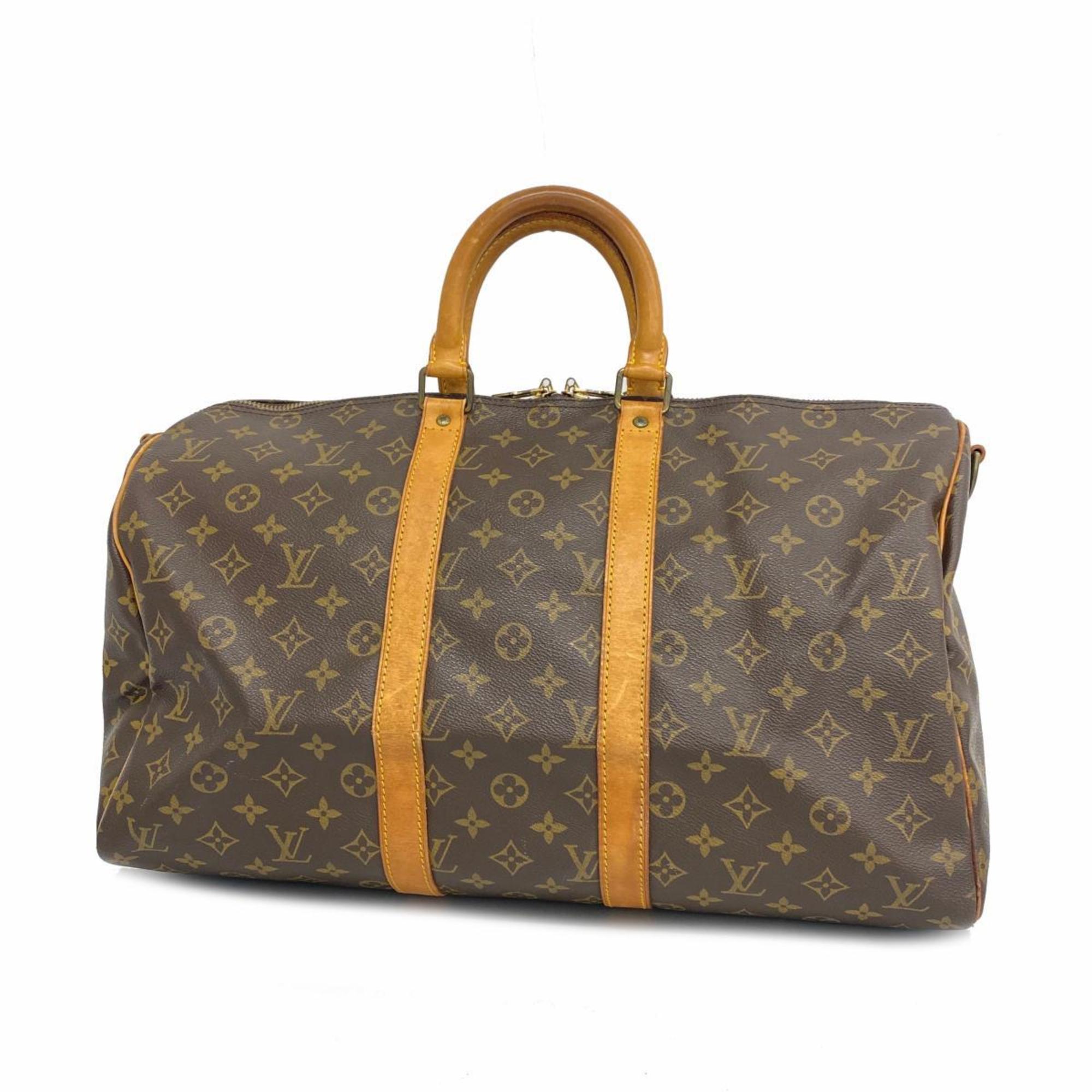 ルイ・ヴィトン(Louis Vuitton) ルイ・ヴィトン ボストンバッグ モノグラム キーポルバンドリエール45 M41418 ブラウンメンズ  レディース | eLADY Globazone