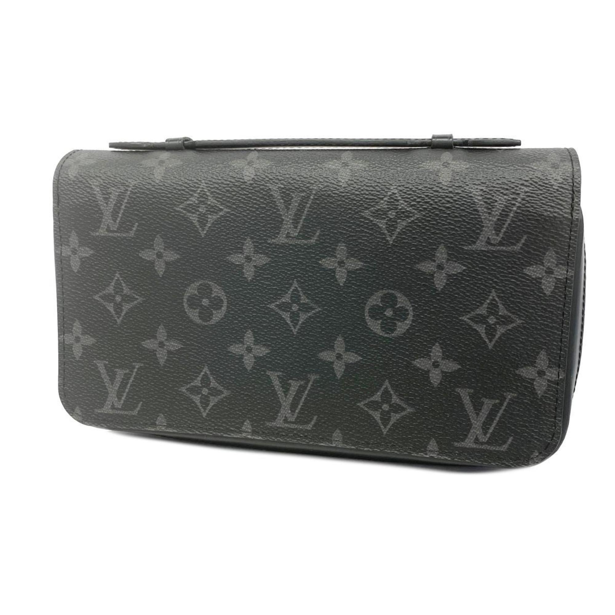 ルイ・ヴィトン(Louis Vuitton) ルイ・ヴィトン 長財布 モノグラム・エクリプス ジッピーXL M61698 ブラックメンズ